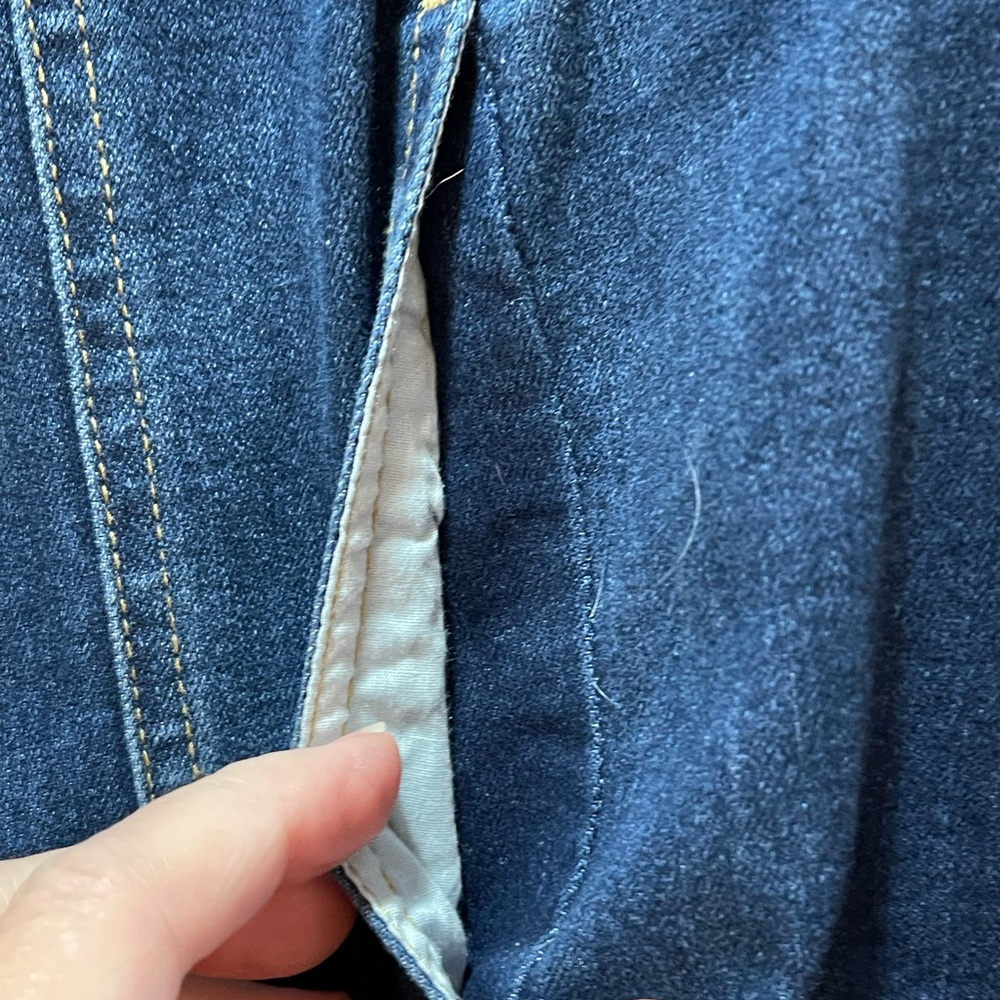 Catherines Demin Jacket Button Front 3x - image 5